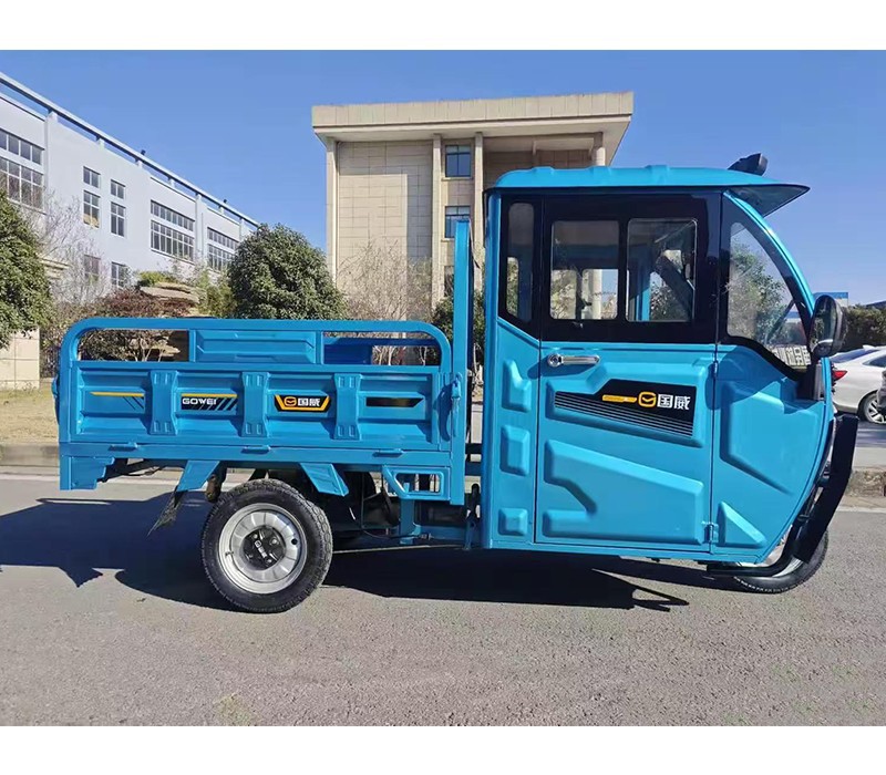 Electric Cargo Tricycle With Shed