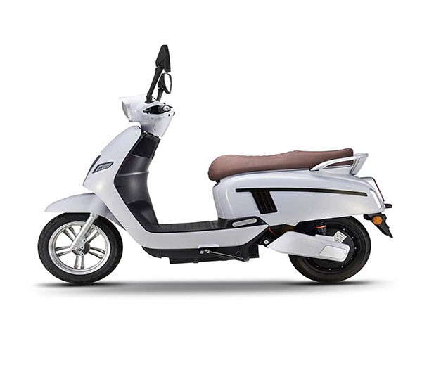 White Electric Scooter