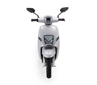 White Electric Scooter