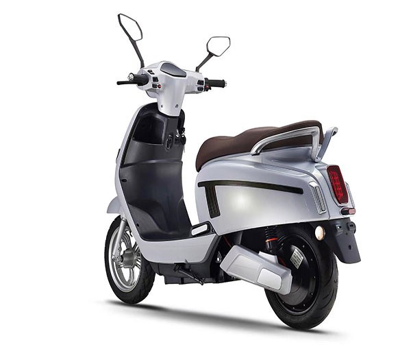 White Electric Scooter